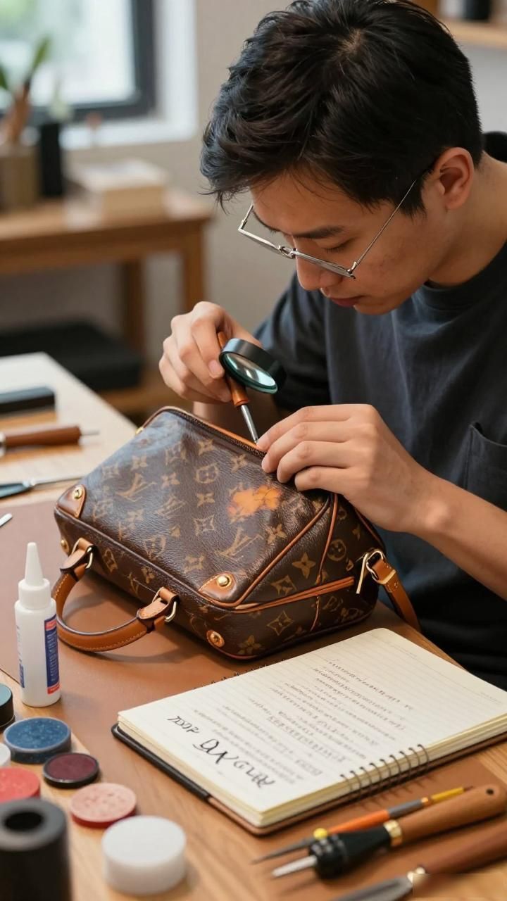 包包翻新修复包_包包翻新修复奢侈品护理皮具_LV包包植鞣革修复翻新更换