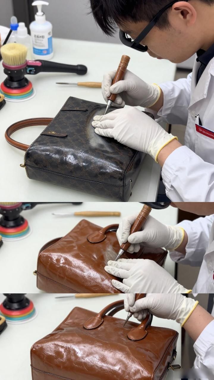 Celine包包改色翻新维修服务_赛琳cellne包包改色翻新维修_赛琳皮具修复专业服务