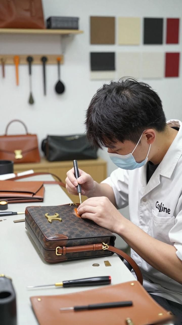 赛琳cellne包包改色翻新维修_Celine包包改色翻新维修服务_赛琳皮具修复专业服务